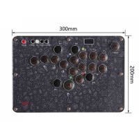 G1PRO 19-Button Hitbox SOCD Game Keyboard for PS4/Steam/PS3/Android/Switch Street Fighter 6