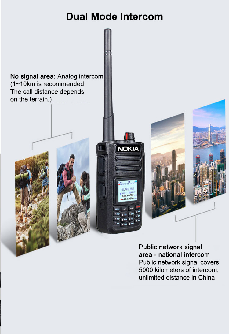 KAILIJIE – talkie-walkie réseau 4G, 5000mAh, radio amateur, GPS